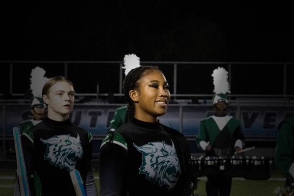 Arundel High School Marching Band Performing